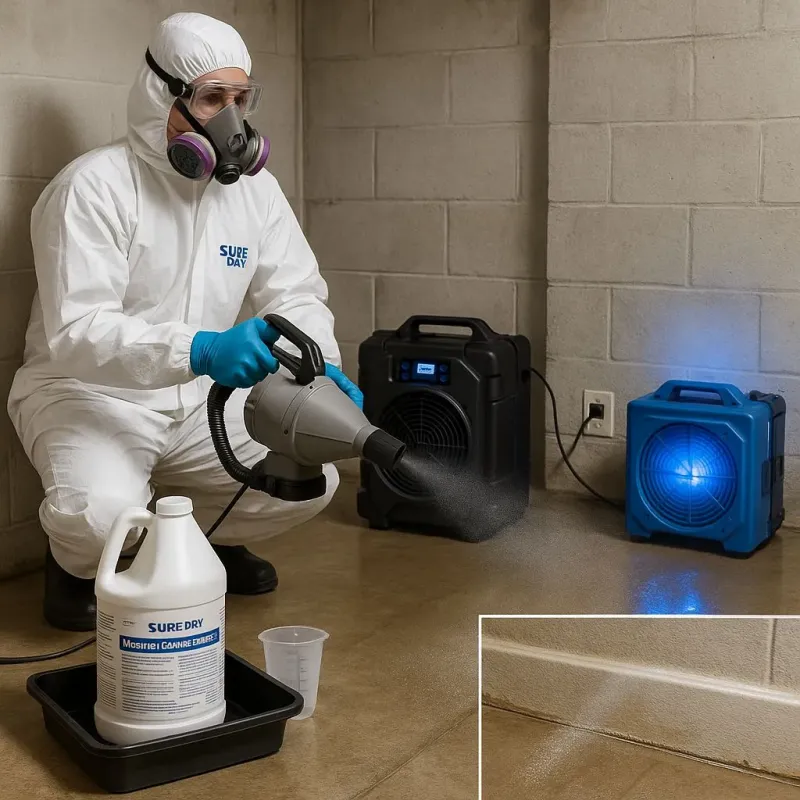 Sanitization and Odor Removal process in Hooksett, NH