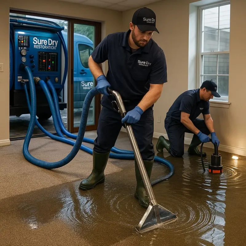 Water Extraction and Removal process in Hooksett, NH